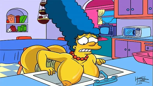 Taze The Simpsons Hentai - Marge Sexy (GIF en iyi Videolar