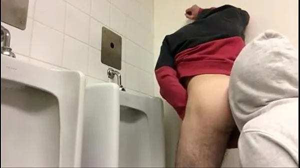 Fresh 2 guys fuck in public toilets best Videos