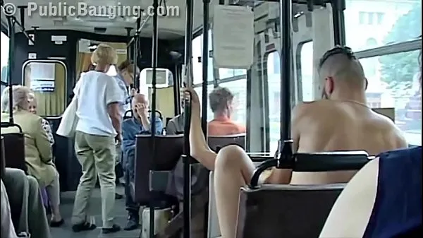 Φρέσκα Extreme public sex in a city bus with all the passenger watching the couple fuck καλύτερα βίντεο