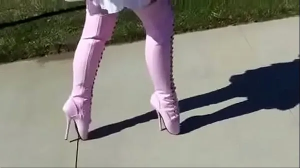 Fresh Best Mom Flashing in Pink Ballet Boots. See pt2 at best Videos