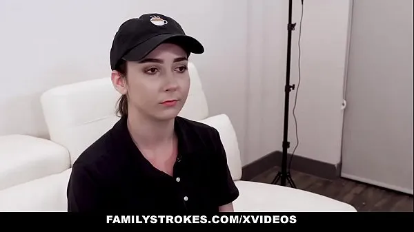 Friske FamilyStrokes - Teen Barista (Kyra Rose) Model Gets Fucked On Set By Photographer bedste videoer