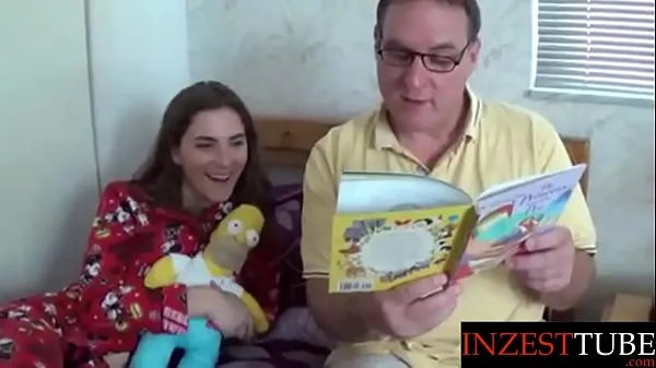Fresh step Daddy Reads Daughter a Bedtime Story best Videos
