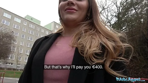 Tuoreet Public Agent Russian shaven pussy fucked for cash parasta videota