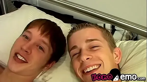 Friske Two cute emo gay boys have hardcore anal sex until they cum bedste videoer