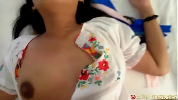 최신 Asian mom with bald fat pussy and jiggly titties gets shirt ripped open to free the melons 최고의 동영상