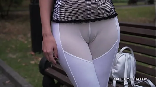 Fresh See-through outfit in public best Videos