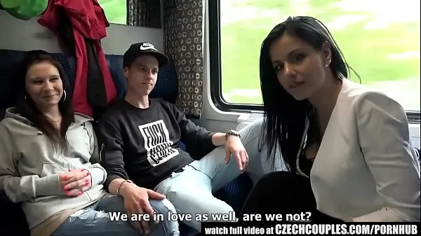Frische Vierer auf dem Zug Public Sex Full hierbeste Videos