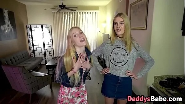 Nejnovější Sleazy stepdad pays and her friend to get a blowjob nejlepší videa