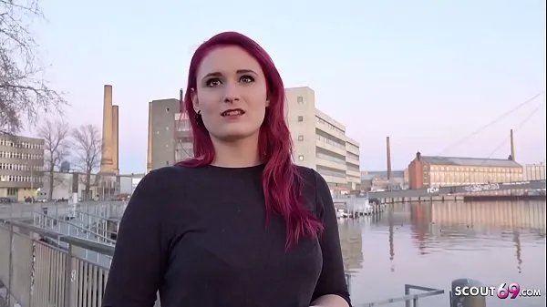 GERMAN SCOUT - Redhead Teen Melina talk to Fuck at Street Casting Video terbaik baru
