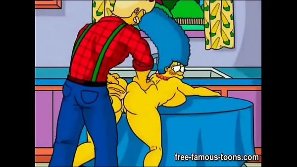 Ferske Marge Simpson cheating for cuckold Homer beste videoer