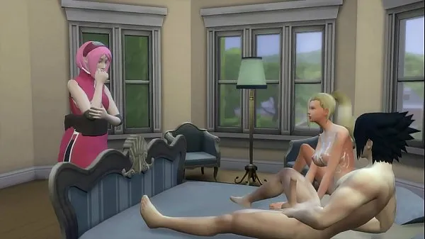 Sakura Finds her friend Ino with her Husband Sasuke Marriage Room Naruto Porn Video terbaik baru