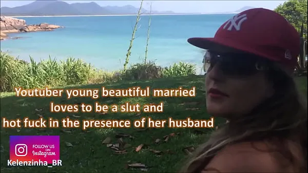 Nouvelles La belle jeune youtubeuse mariée aime être une pute en présence de son mari - venez voir le monde de la hotwife de Kellenzinha meilleures vidéos