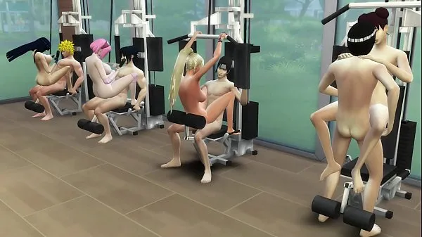Ferske Hinata, Sakura, Ino and Tenten Fucked Doing Exercises Erotic Costume Hot Wives beste videoer