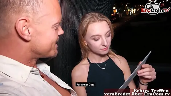 ใหม่ young college teen seduced on berlin street pick up for EroCom Date Porn Casting วิดีโอที่ดีที่สุด