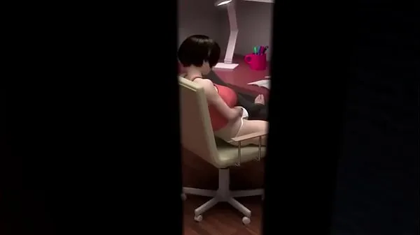 Friske 3D Hentai | Sister caught masturbating and fucked bedste videoer