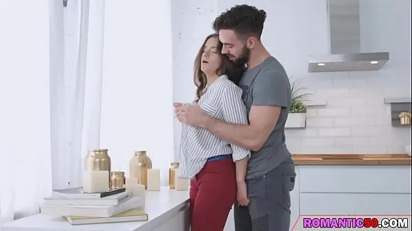 romantic sex with a cute brunette Video terbaik baru