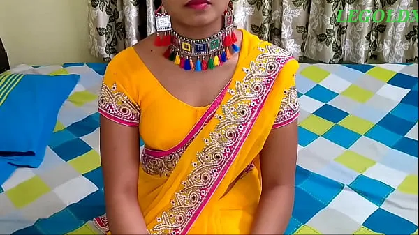 Sveži What do you look like in a yellow color saree, my dear najboljši videoposnetki