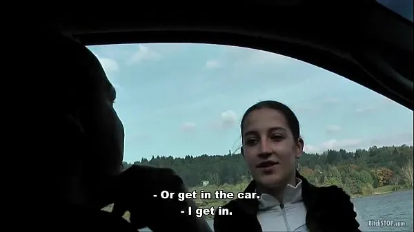 Tuoreet Bitch STOP - Real Czech hitchhiker Lenka fucked parasta videota