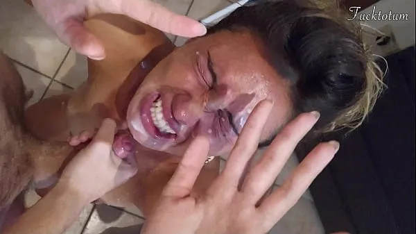 Girl orgasms multiple times and in all positions. (at 7.4, 22.4, 37.2). BLOWJOB FEET UP with epic huge facial as a REWARD - FRENCH audioأفضل مقاطع الفيديو الجديدة