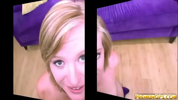 Sveži Horny blonde sucking cock and fucking najboljši videoposnetki