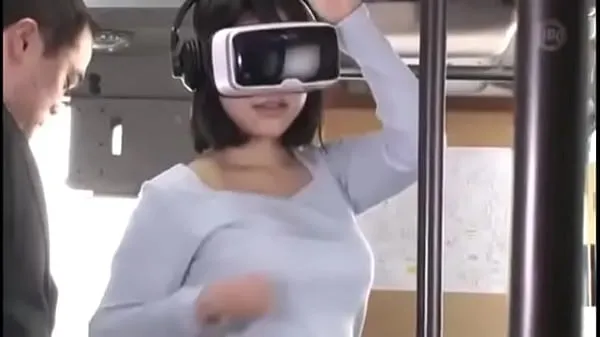Linda asiática es cogida en el bus con lentes de rv 3 (har-064 mejores vídeos nuevos