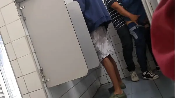 Fresh fuck in the public bathroom best Videos