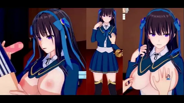 Nieuwe Eroge Koikatsu! ] 3DCG hentai video where obedient cool black hair long huge breasts JK (ori character) is rubbed breasts beste video's