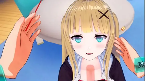 Friss Eroge Koikatsu! VR version] Cute and gentle blonde big breasts gal JK Eleanor (Orichara) is rubbed with her boobs 3DCG anime video legjobb videók