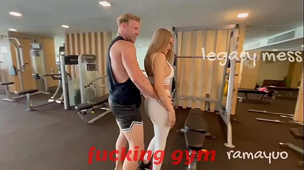 Nya LEGACY MESS: Fucking Exercises with Blonde Whore Shemale Sara , big cock deep anal. P1 bästa videoklipp
