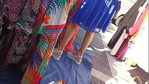 新鮮なWesthoeker candid feet in streetベスト動画
