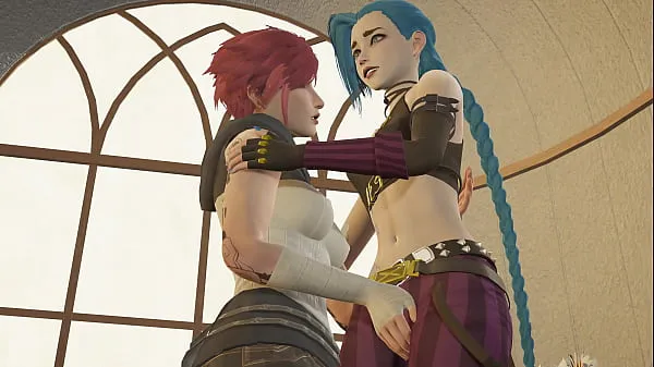 Nieuwe Arcane - Vi and Jinx Lesbian Sex [4K, 60FPS, 3D Hentai Game, Uncensored, Ultra Settings beste video's