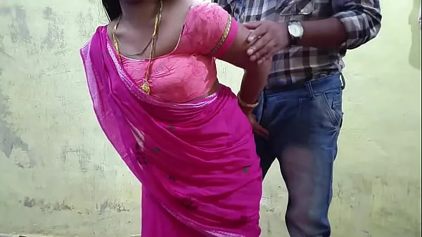 Ferske Sister-in-law looks amazing wearing pink saree, today I will not leave sister-in-law, I will keep her pussy torn beste videoer