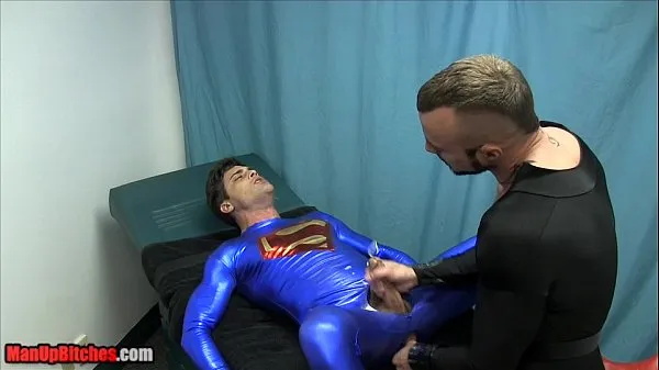 The Training of Superman BALLBUSTING CHASTITY EDGING ASS PLAY Video terbaik baharu
