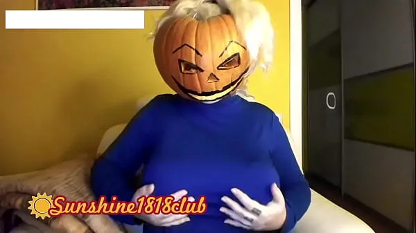 تازہ Happy Halloween pervs! Big boobs pumpkin cam recorded 10 31 بہترین ویڈیوز