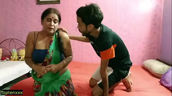 新鲜Indian hot XXX teen sex with beautiful aunty! with clear hindi audio最好的视频
