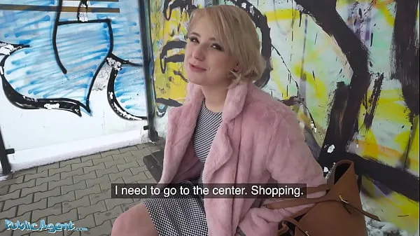 Nya Public Agent Short hair blonde amateur teen with soft natural body picked up as bus stop and fucked in a basement with her clothes on by guy with a big cock ending with facial cumshot bästa videoklipp