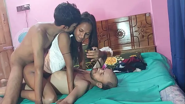 Fresh Amateur slut suck and fuck Two cock with cumshot, 3some deshi sex ,,, Hanif and Popy khatun and Manik Mia best Videos