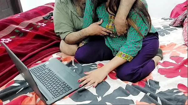 Friske Pakistani Computer Teacher Giving Lesson To His Beautifull Student At Her Home With Clear Urdu Audio bedste videoer