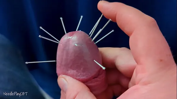 Ruined Orgasm with Cock Skewering - Extreme CBT, Acupuncture Through Glans, Edging & Cock Tease Video terbaik baharu