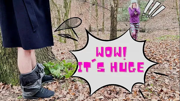 Friske LUCKY Exhibitionist: Got free blowjob from a stranger hiking in the woods bedste videoer