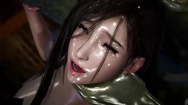 Nya Tifa gets her tight pussy stretched by a massive Orc Cock bästa videoklipp