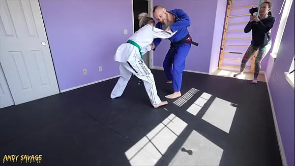 Nové Jiu Jitsu lessons turn into DOMINANT SEX with coach Andy Savage najlepšie videá