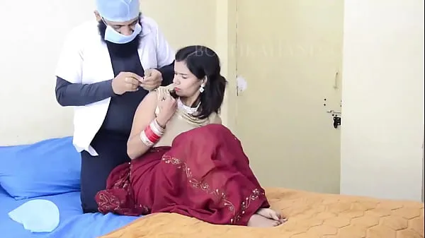 Fresh Doctor fucks wife pussy on the pretext of full body checkup full HD sex video with clear hindi audio best Videos