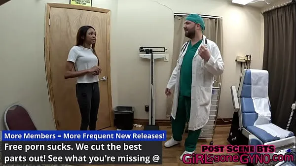 Sveži Solana's Nervous Getting Her 1st EVER Gyno Exam From Doctor Tampa Courtesy of GirlsGoneGynoCom najboljši videoposnetki