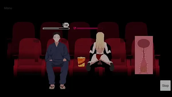 Nya Stranger starts to turn on blonde girl at the cinema and fucks her next to his friend who doesn't notice - My Dress Up Darling In Cinema bästa videoklipp