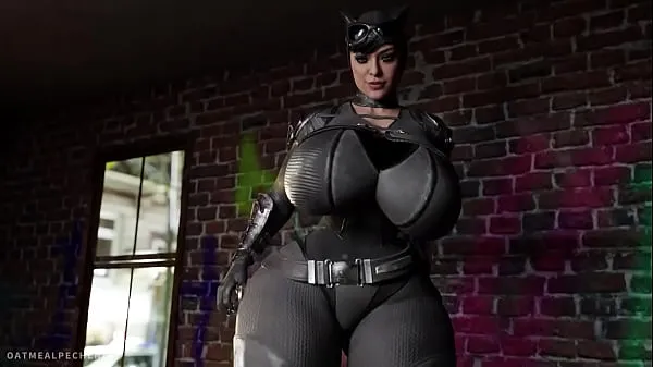 Cat Woman get a big dick in her ass Video terbaik baharu
