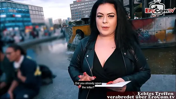Taze German fat BBW girl picked up at street casting en iyi Videolar