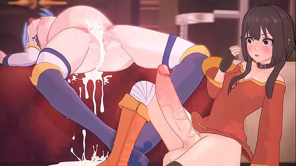 Nya Aqua Gets Pounded (KonoSuba Futa Animation bästa videoklipp
