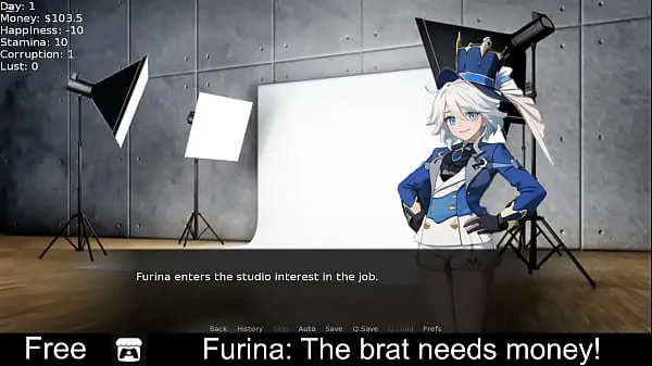 Fresh Furina: The brat needs money! (free game itchio) Visual Novel, Role Playing best Videos