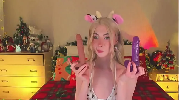 Fresh Sweet Eaton Flexing Her Toys while doing Ahegao best Videos